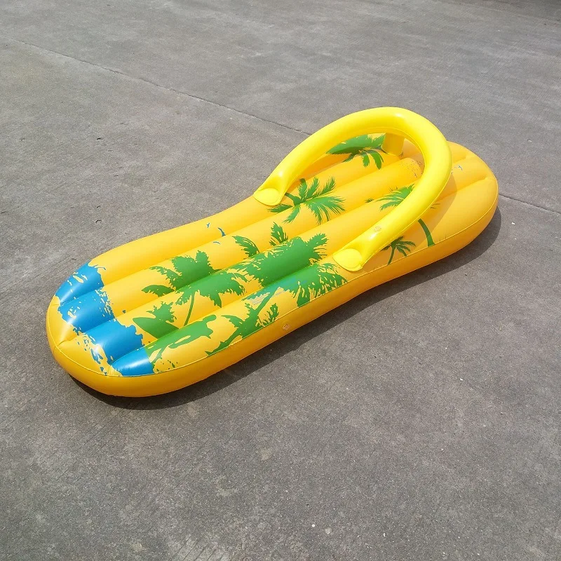 B03 Promotional inflatable flip flop air mattress flip flop air bed pool float inflatable heavy duty thickened product