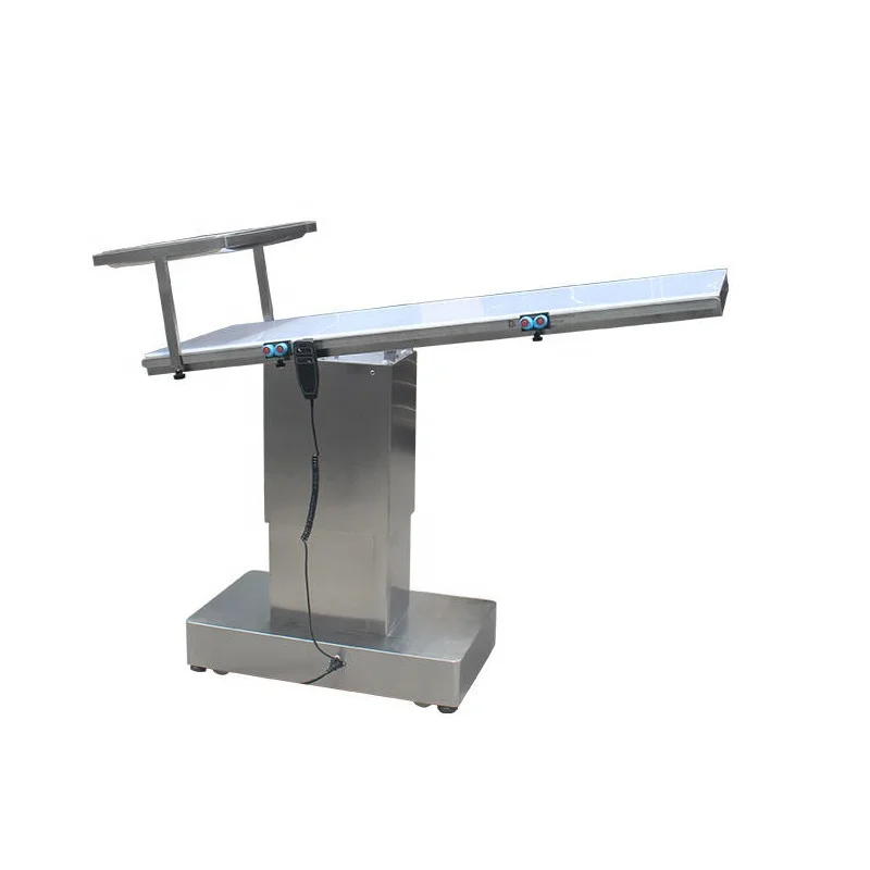 Гидравлический ветеринарный хирургический стол из нержавеющей стали 304 офтальмологический операционный с-образной рукояткой