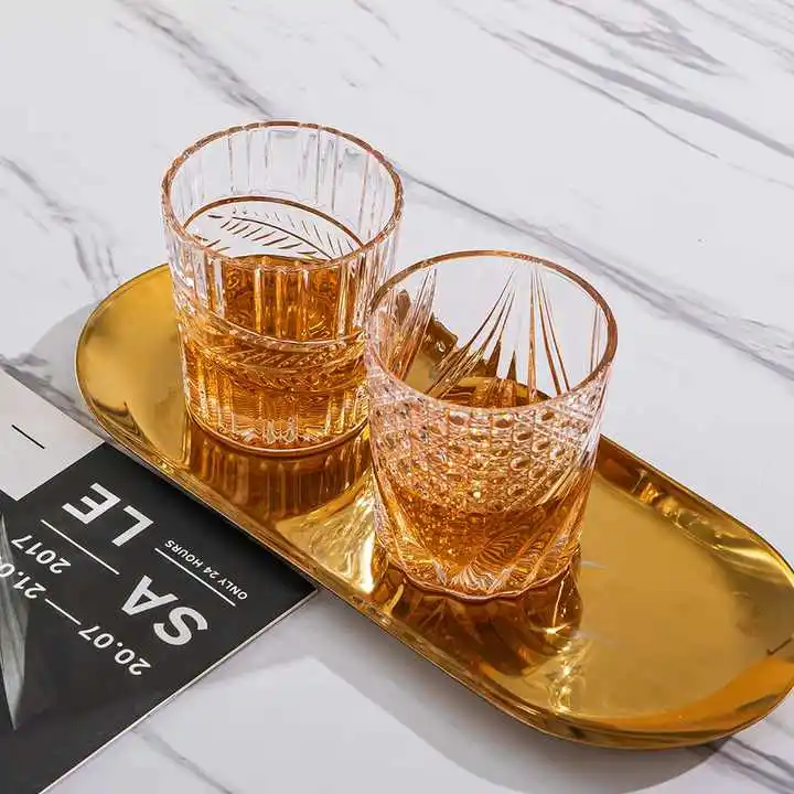 Vintage Style Whisky Mug Hockey Mug Embossed Design Wine Glasses