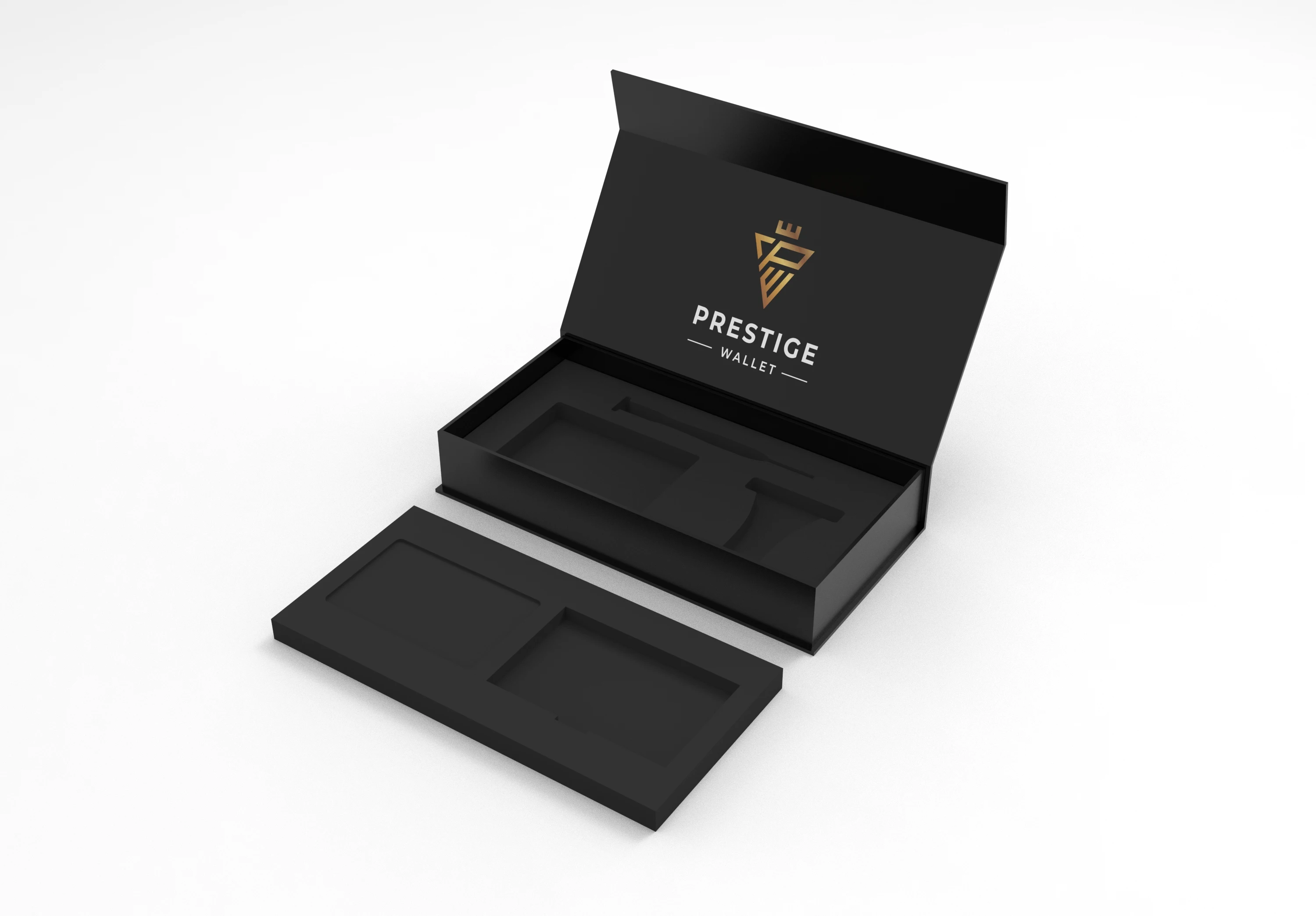 Factory price custom paper packaging hard flap cardboard magnetic gift box with foam insert