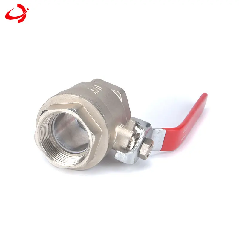 Hot Cold Brass Chrome Plated Ball Valve Large Flow for Kitchen & Bathroom Manual Power Water & Oil Media OEM Customizable
