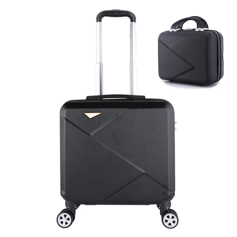 New Style Retro Abs Carry-on Luggage Travel Suitcase Rolling Luggage For Universal Wheel