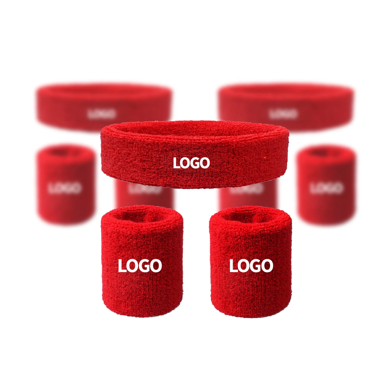 Moisture Wicking Sweat Absorbing Head Band Wholesale Basketball Custom Logo Men Running Wrist Sports Headband Sweatband