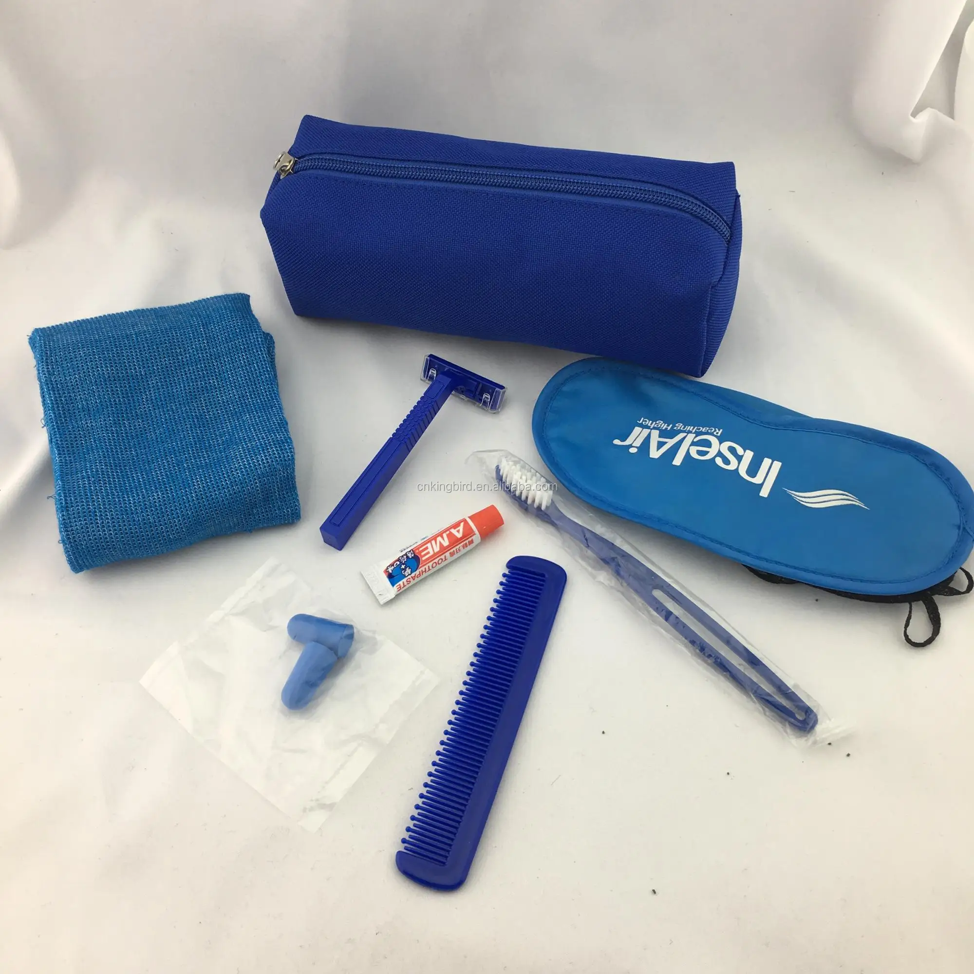 airline overnight amenity kit for travel