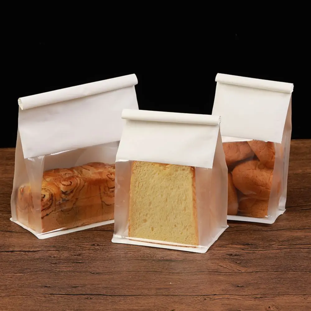 High Quality Wholesale Recycle Kraft Paper Candy Cake PVC Window Box Bakery Cake Packaging With Plastic Clear