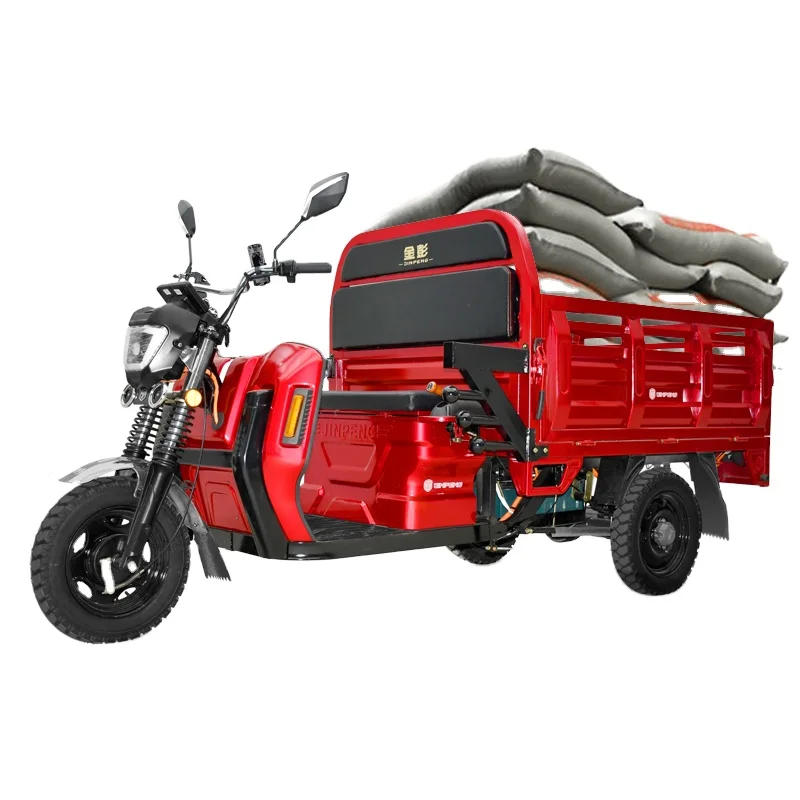 JINPENG 2024 Electric Tricycle 3 Wheel Cargo electric tricycle 1000w 1800w 3900w cheap price