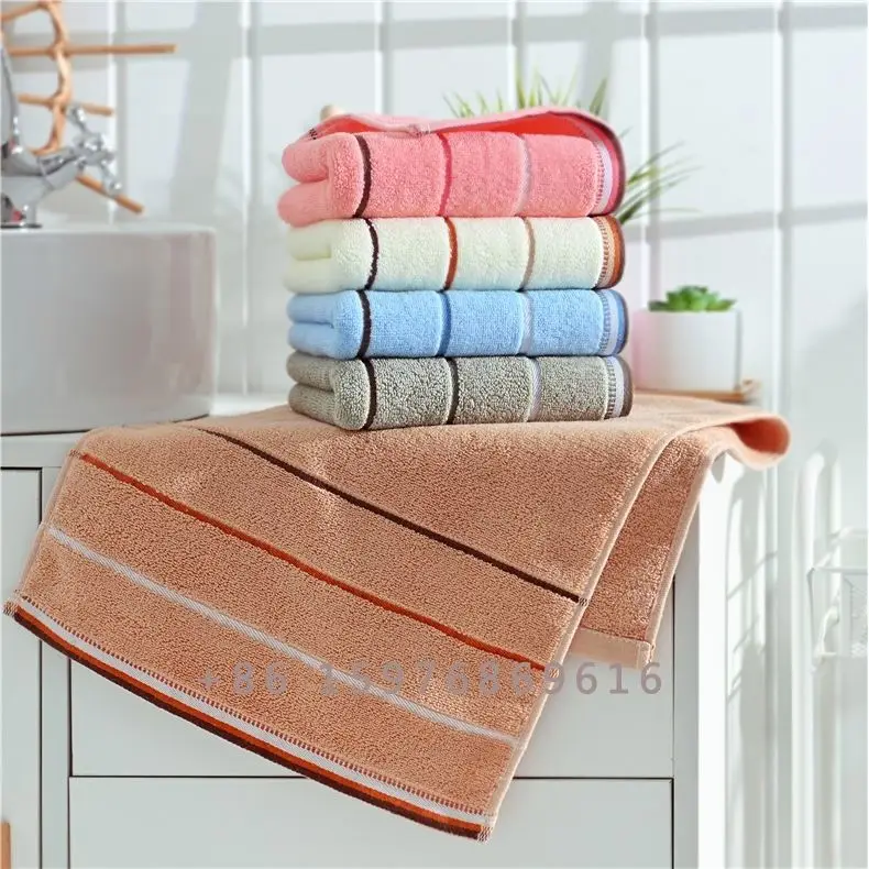 Factory wholesale cotton hair towel small batch custom logo cotton towel durable cut-off high-quality 100% cotton face towel