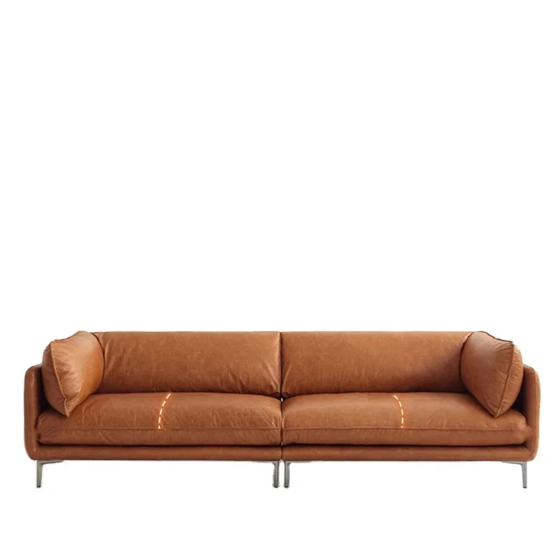 Modern sofa set designs and price cognac leather european style sofa set living room furniture
