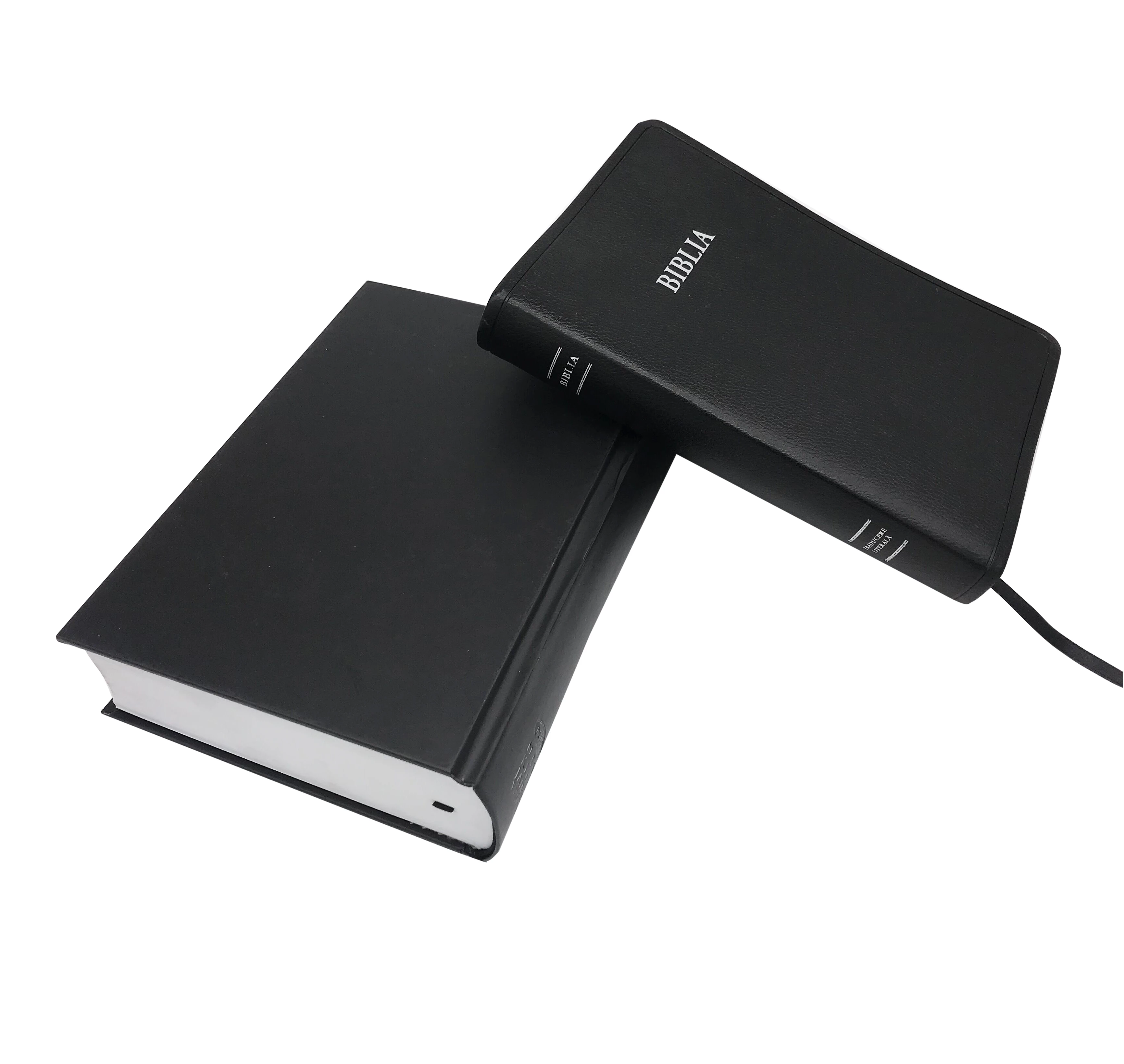 Professional Customized Hardcover Holy Bible with Color Printing for Charity Use 2 color and 4 color Bibles