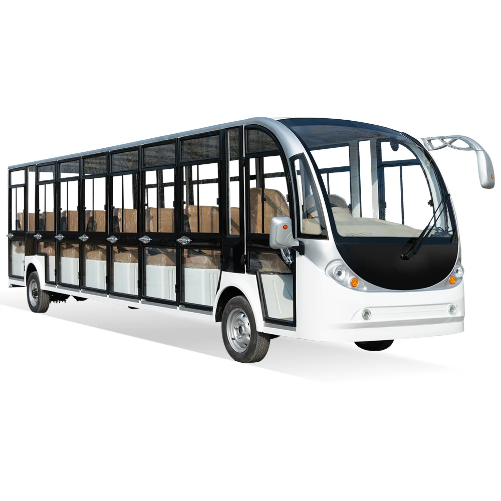 Shandong 14 Seat Enclosed Luxury Four Wheeler Mini Tourist Bus Sightseeing Car