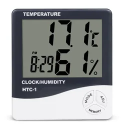 Digital Thermometer Temperature OEM Humidity Meter Hygrometer Indicator Indoor Room With Memory Function For Home Usage