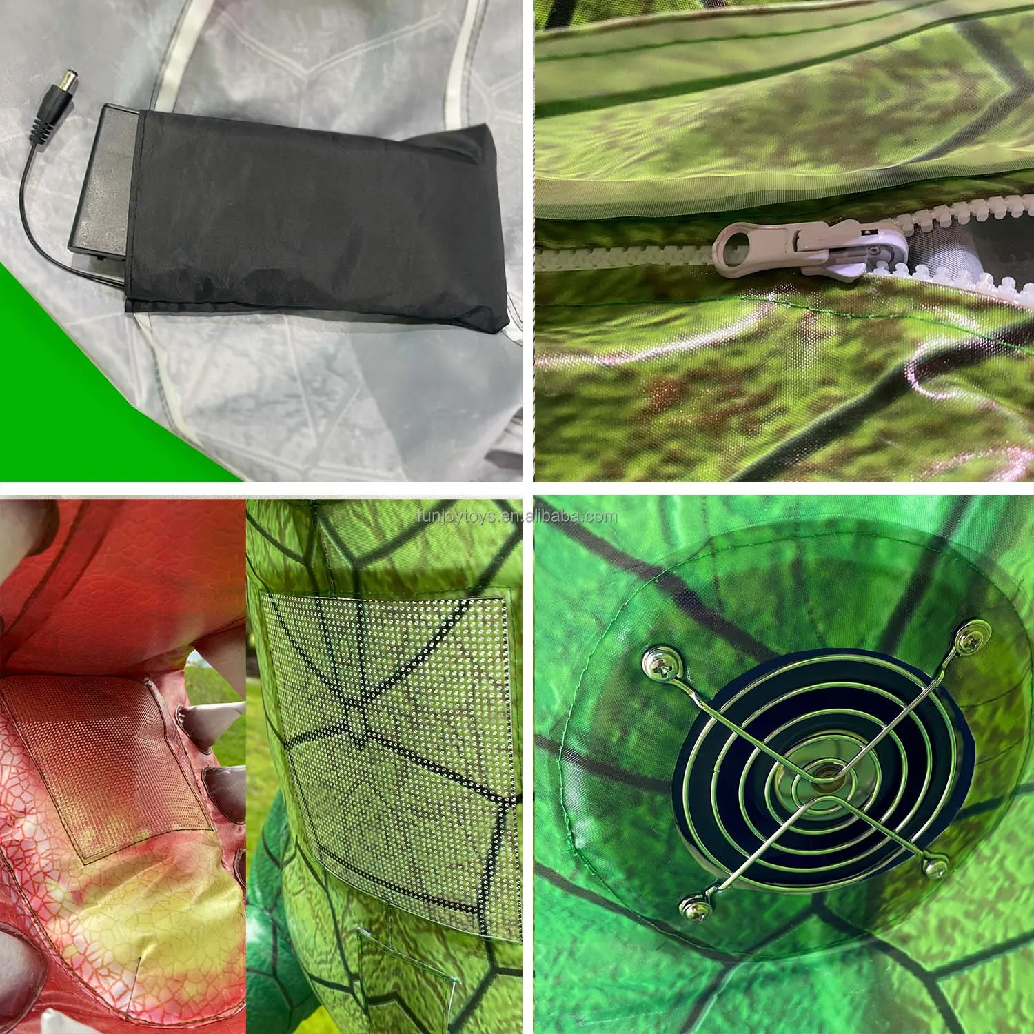 Adult realistic giant life size inflatable dinosaur T- rex costume