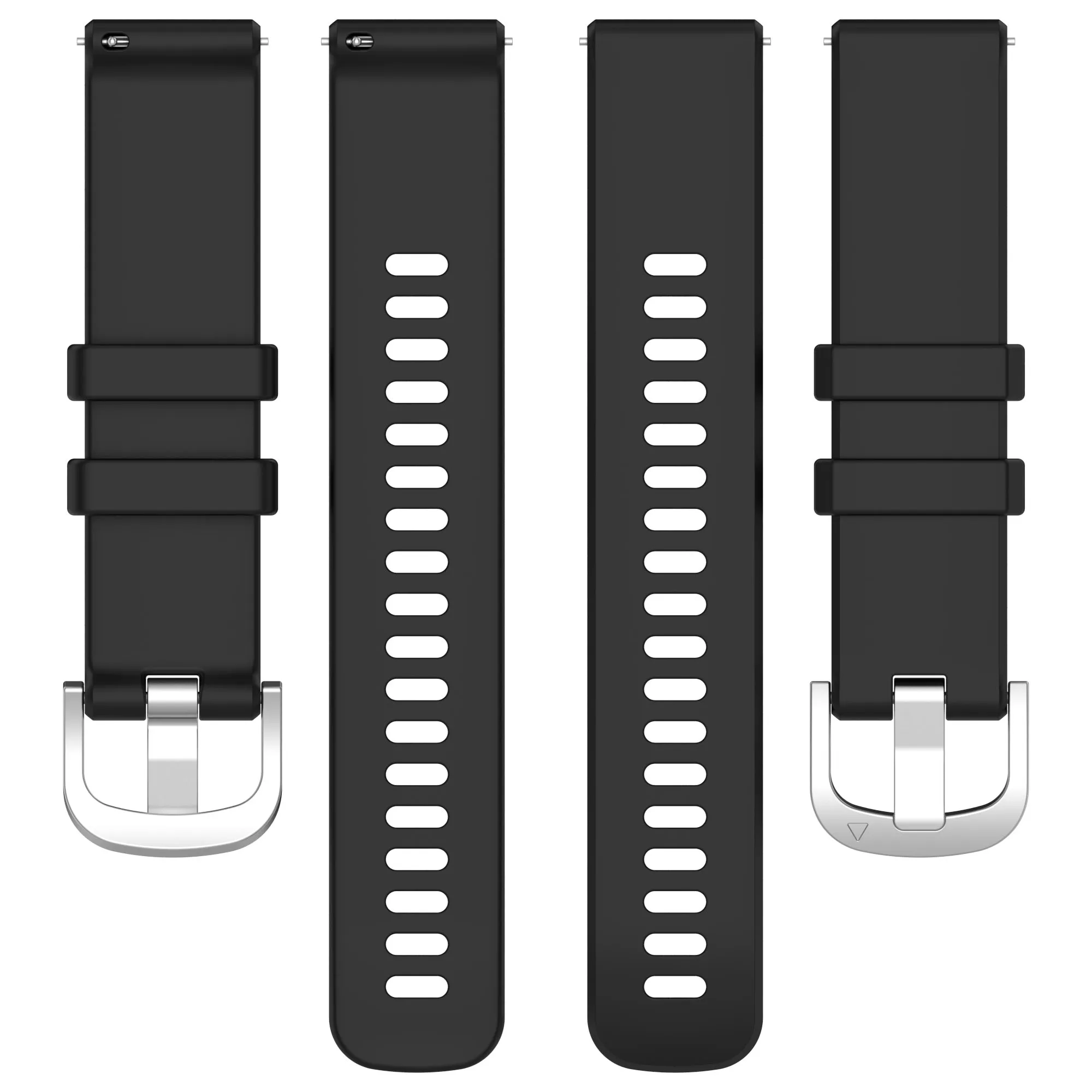 Dual Hasp Closure Soft Silicone Waterproof Replacement Watch Band Strap For Xiaomi Watch 2 Mi Watch S3