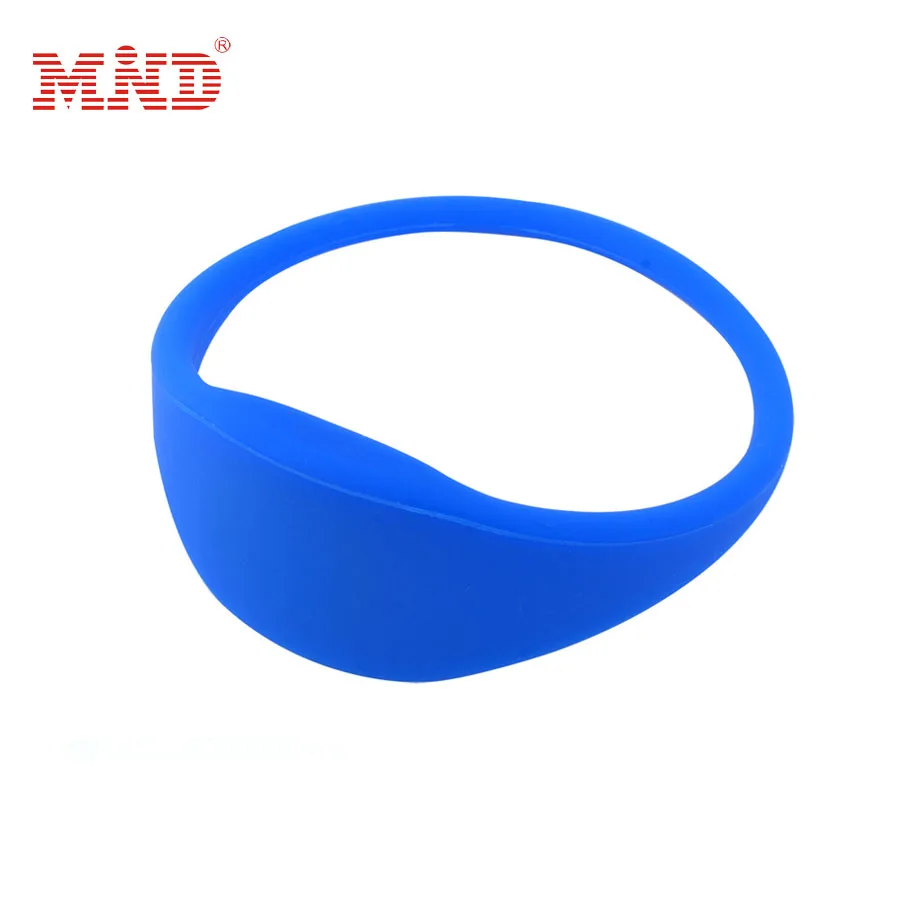 Custom Logo Silicone Sports Wristbands RFID Silicone Rubber Bracelets RFID Festival Wristband Waterproof NFC Passive Bracelet