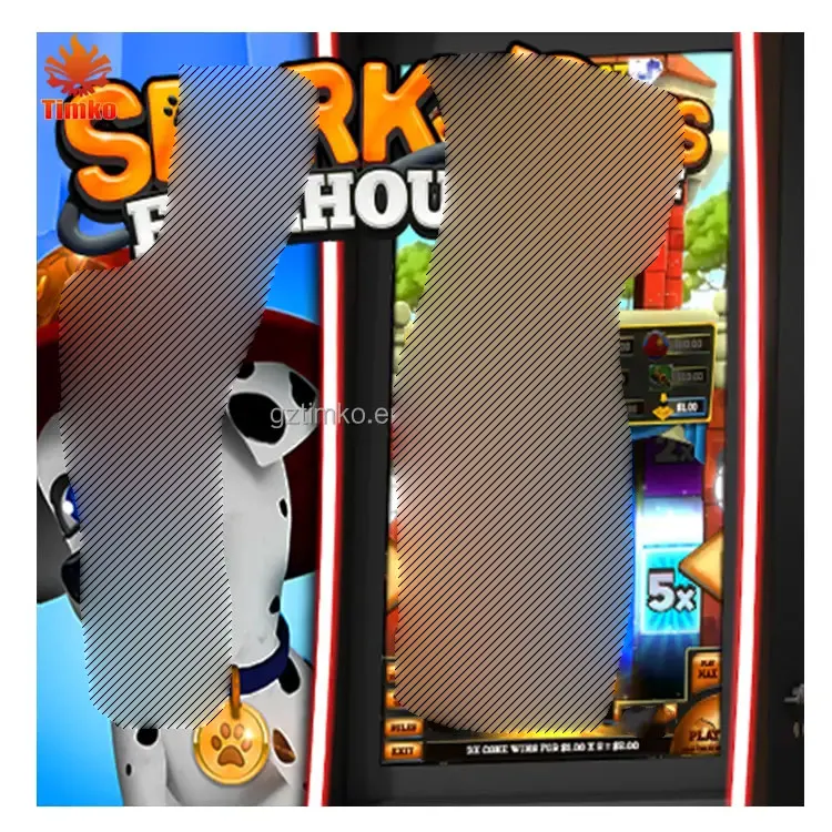 2023 New USA Hottest 32/43inch Vertical  Curved  Monitor Fusion 4  God Of Wealth Game Treasures Fruit World