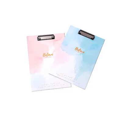 Writing tablet signature folder cardboard custom storage file board folder thickened portable folder