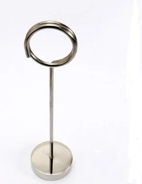 Silver Table Number Holder Stand Place Card Holder for Wedding Party Office Paper Memo Menu Note Clips