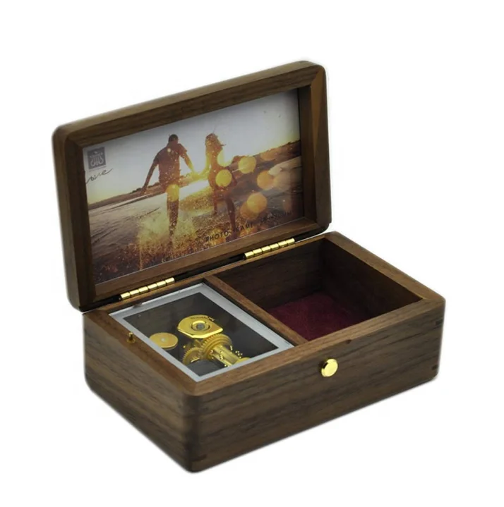 Деревянная музыкальная шкатулка, Рождество, день рождения, подарок на день Святого Валентина