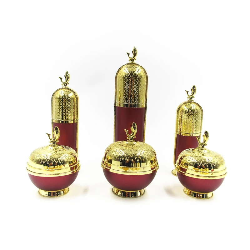 Empty 50g-30g fancy skincare jar cream cosmetic plastic container wholesale