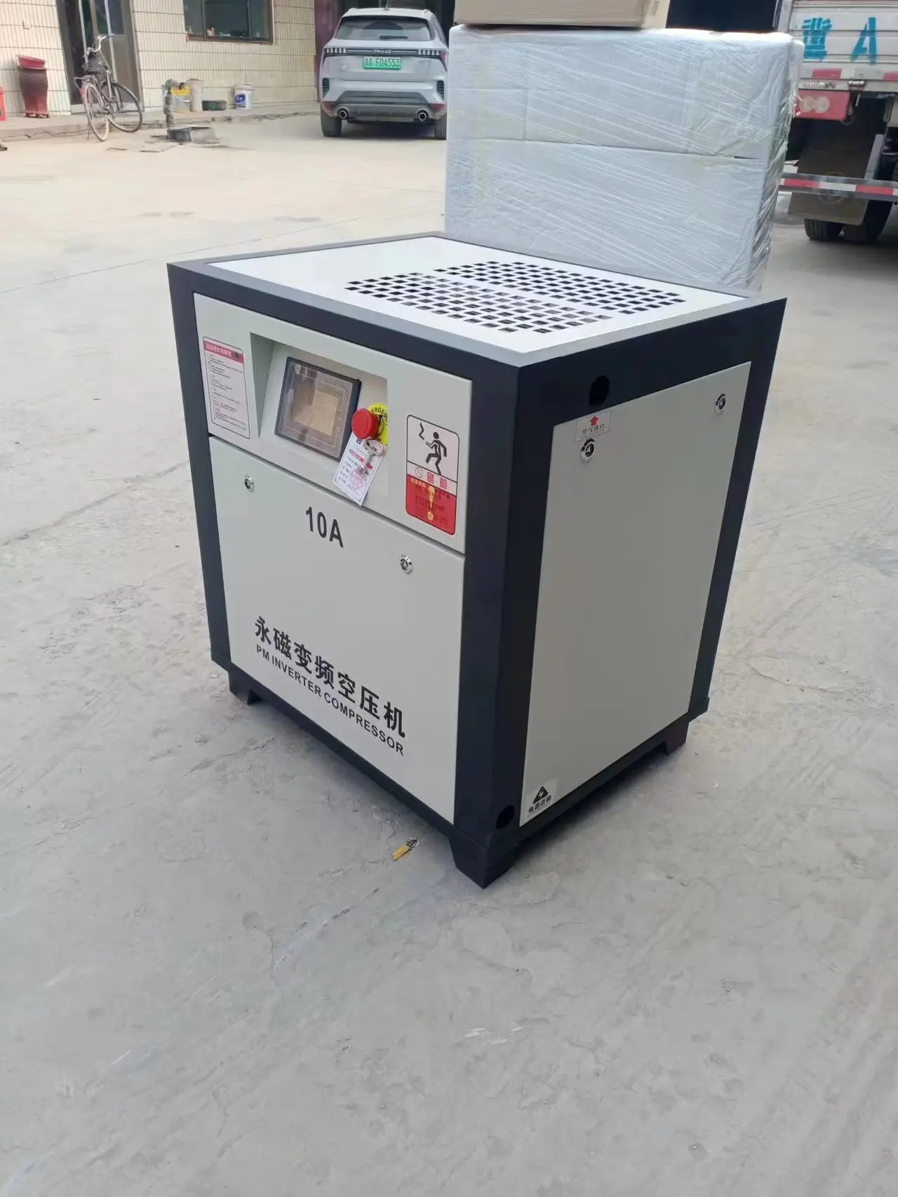 Hot sales 7.5kw 10HP 8bar compressor screw air screw compressor with air dryer and air tank screw compressor