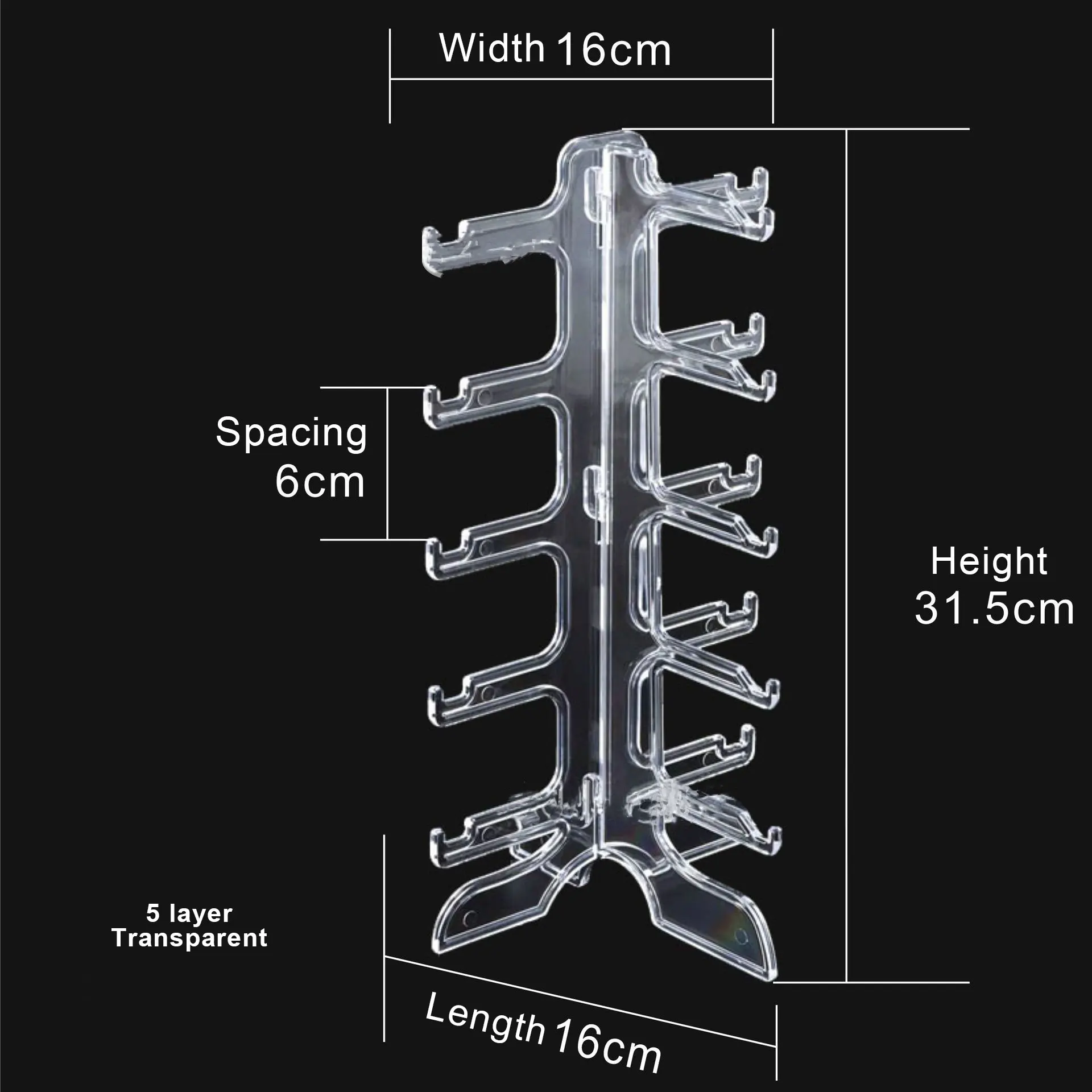 5 Layers Glasses Eyeglasses Sunglasses Show Stand Holder Frame Display Rack Eye glasses Display Stand Storage Holder