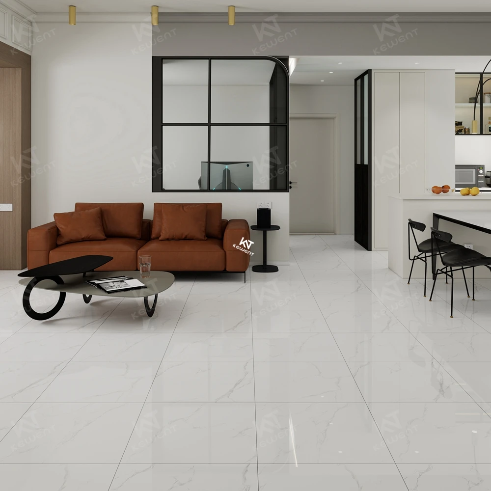Оптовая продажа низкая цена 24x24 60x60 белый мрамор керамическая фарфоровая полированная напольная плитка Fo
