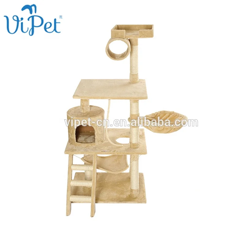 Supply Professional Eco-friendly Cat Tree Playground Cat Scratcher Cardboard House Cat Toy Tree