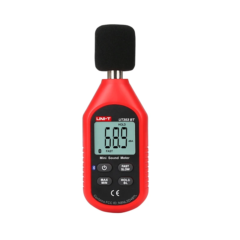 UNI-T UT353 Noise Measuring Instrument db Meter 30~130dB Mini Audio Sound Level Meter Decibel Monitor