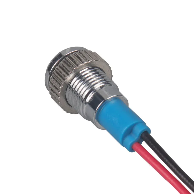 16mm IP65 flat head led phone call indicator light buzzer 120v