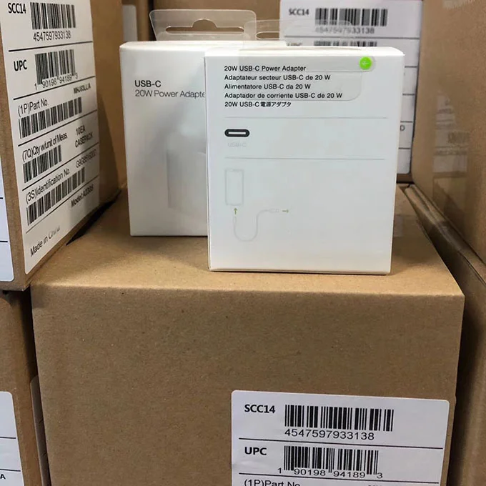 Top sale 20W PD USB-C Power Adapter for iPad US Type C charger plug for iPhone 14 13 12 Pro Max XS XR fast charging phone block