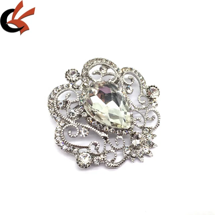 Vintage Jewelry Rhinestone Crystals Flower Brooches/ Broach Pin for Women Jewelry Accessories