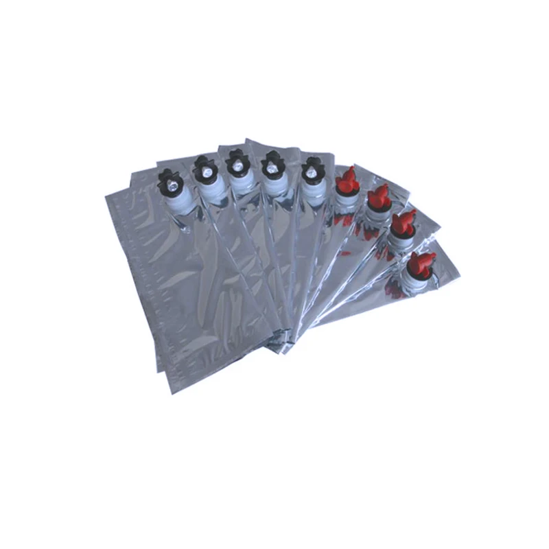 Wholesale custom drink pouch 3l 5l plastic aseptic coffee wine oil liquid bib bag in box  with valve