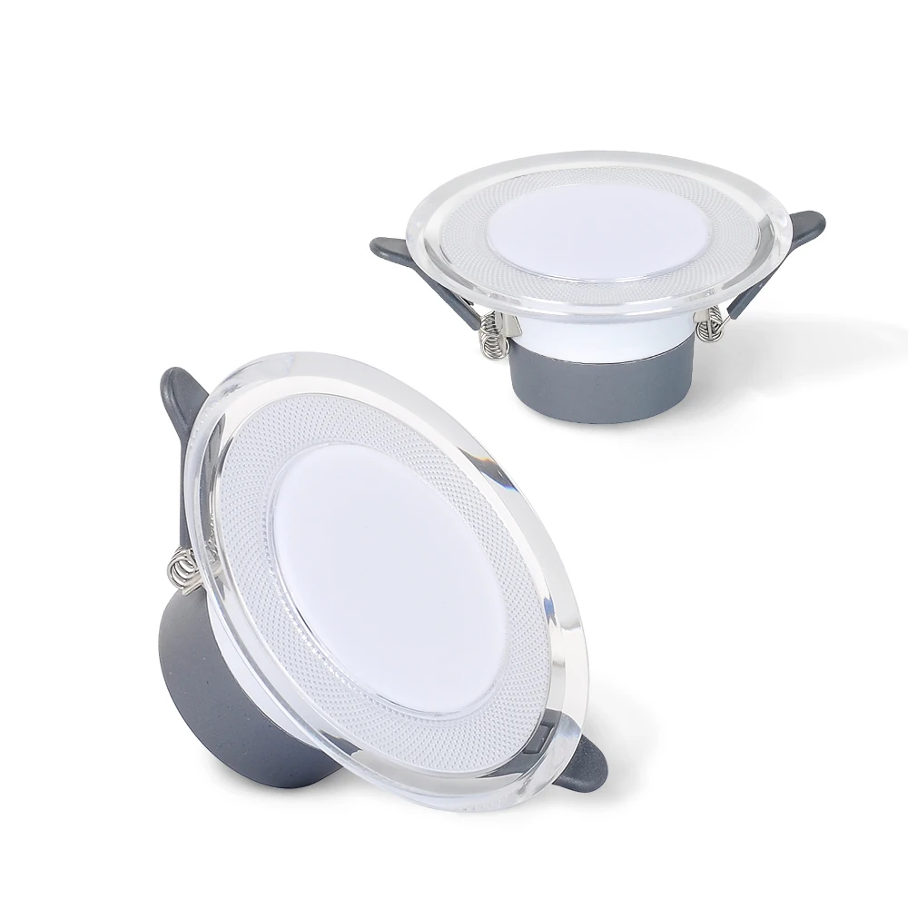 High quality indoor spot light White color die-cast aluminum+pc 7w ceiling light 3 colors led downlight for indoor lighting