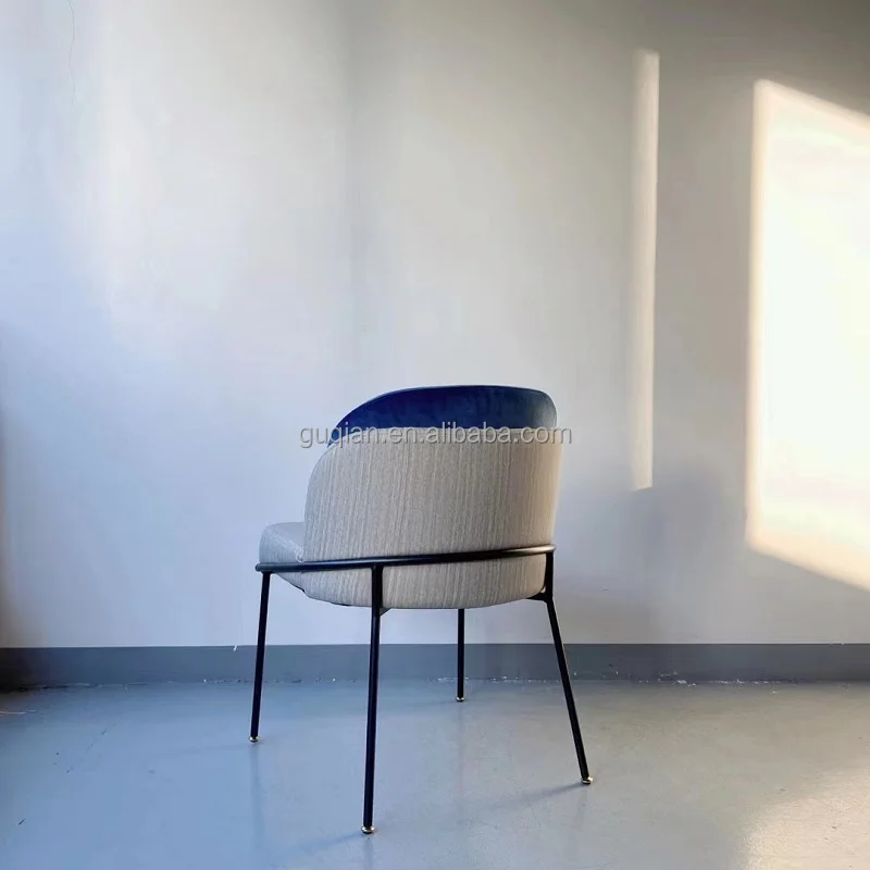 Modern Designer Dutch Velvet Sherpa Chair Living Room Dining Hotel Cafe Kitchen Workshop Leisure Style Guest Restaurant Chair