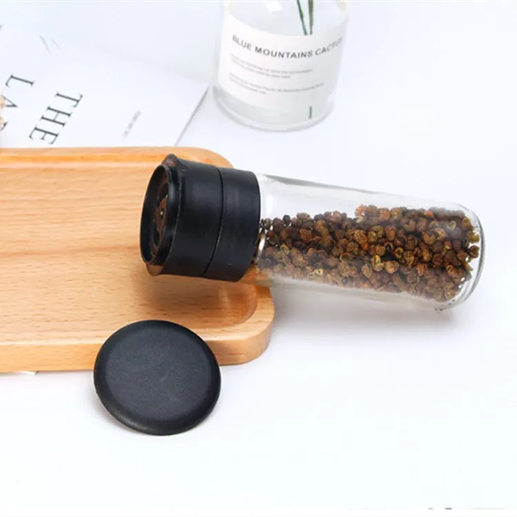 Фабричная оптовая продажа, ручная стеклянная мини-мельница для специй, мельница для соли и перца, мельница