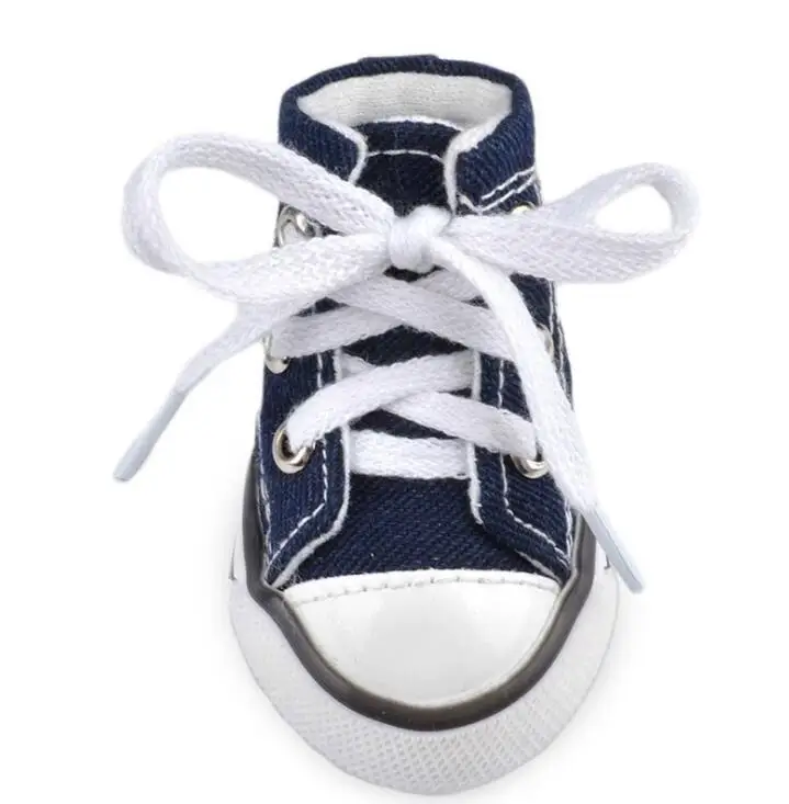 Wholesale Sport Anti-slip Sneaker Casual Pet Shoes Denim Canvas Dog Shoes