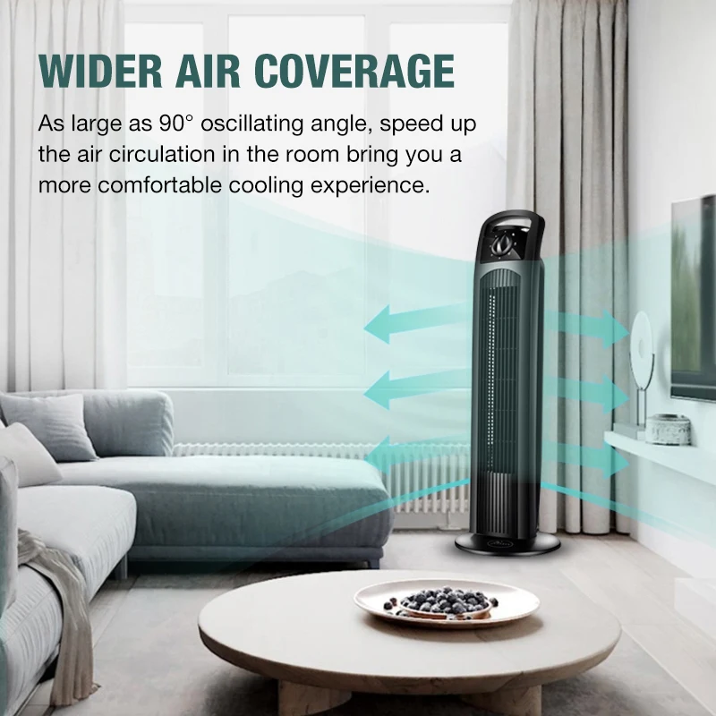The New Listing 3 in 1 air conditioning tower pedestal fans air cooler fan with remote control with led light