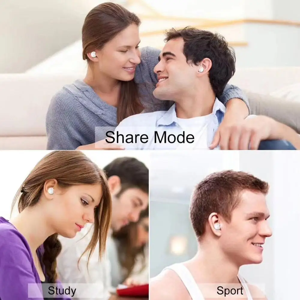 СПЦ Мини Портативный беспроводной гарнитура наушники звук стерео Спорт Наушники