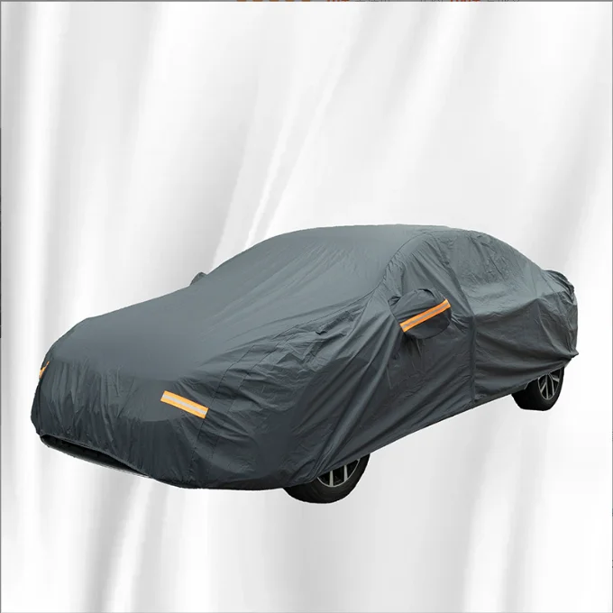 Waterproof universal car cover PVC+Cotton all weather rain sun uv protection sedan outdoor suv car cover