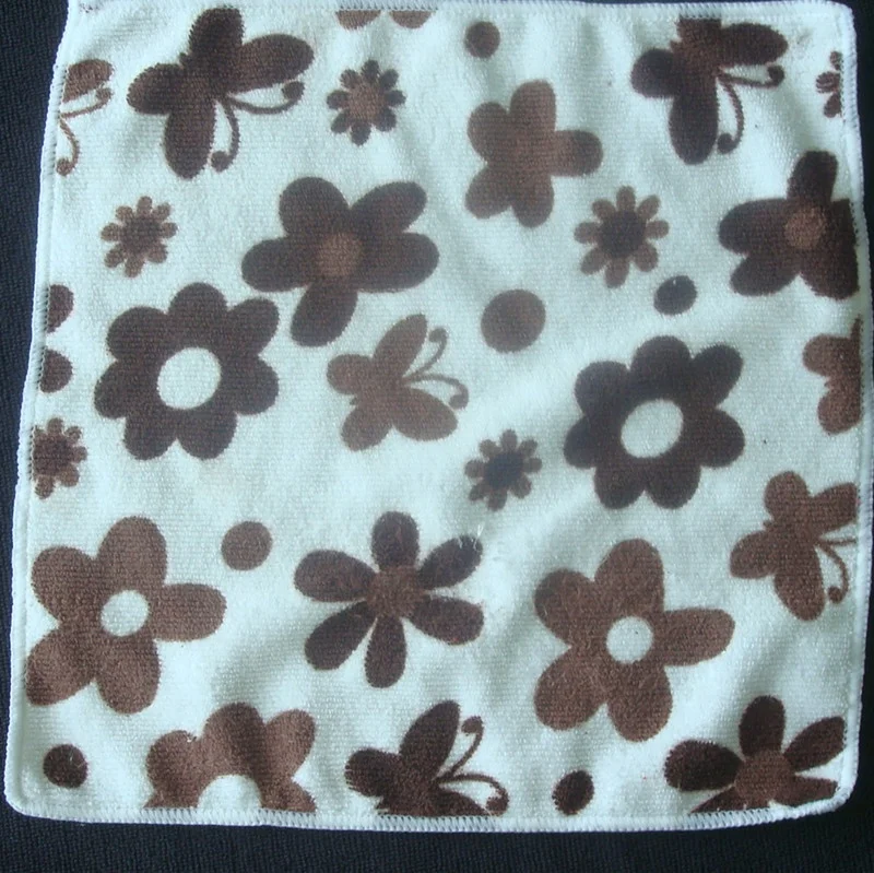 Best Quality promotional microfiber printed hand towel small microfiber towel