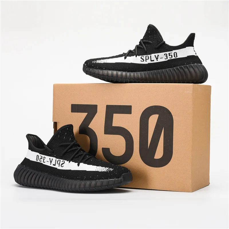 Wholesale original yezzy fitness walking High Quality yeezy 350 v2 canvas trendy shoes shoe for men
