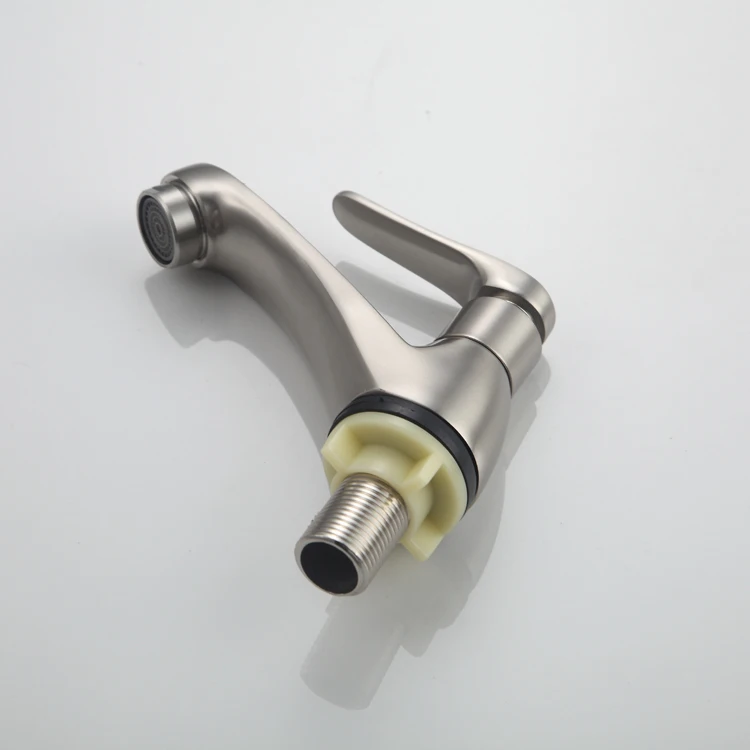 Brushed Nickel Basin Faucets Mixer Zinc Alloy Popular in Russia Brass Carton Box Mall Modern Contemporary Asia Brushed Rose Gold