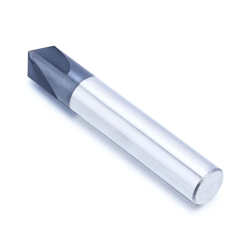 DOHRE HRC45/55 Tungsten Solid Carbide Tool Cut End Mill Chamfer Router Bit For Steel