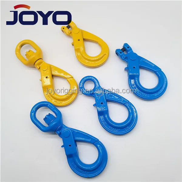 G80 G100  swivel Self locking safety  Lifting  hooks european type,CE certification,ISO9001:2015...