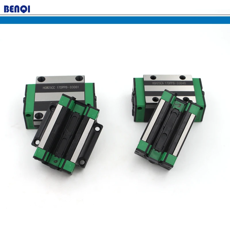 China 20mm Diameter Linear Guide Rail Hgh20ca Linear Sliding Block Bearing For Cnc Machine