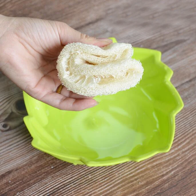 Wholesale High Quality 100% Natural Bath Scrubber Body Clean Skin Loofah Sponge Exfoliating Loofah Sponge For Kitchen