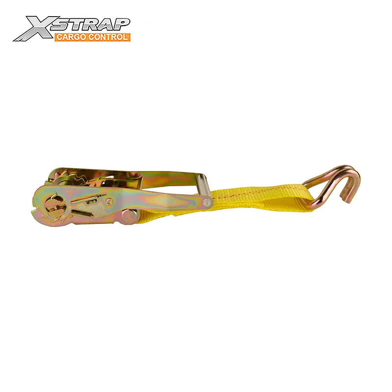 2 Inch Custom Logo Printing Ratchet Tie Down Strap Cargo Polyester Lashing Belt