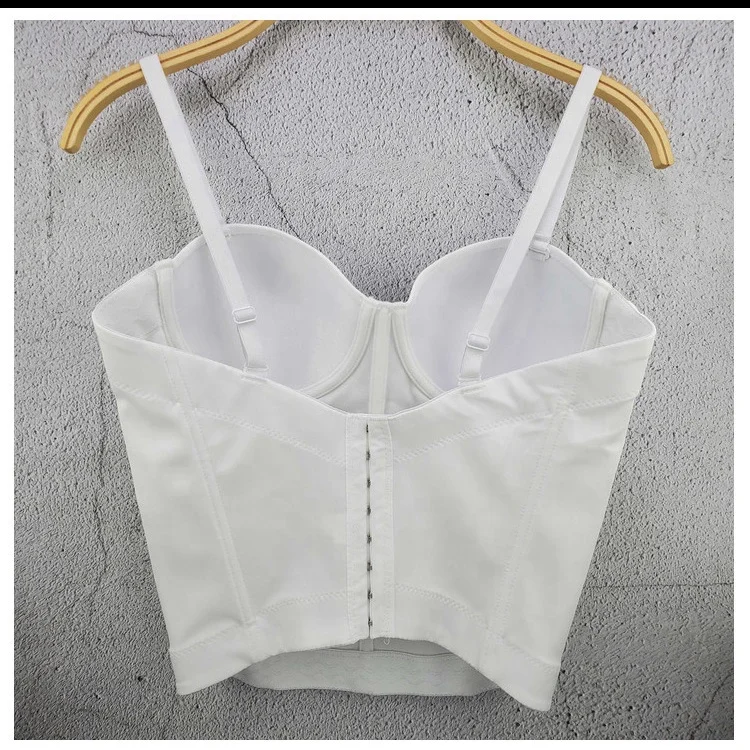 Intiflower 6688 High Quality Elegant Women Embroidered Longline Corset Bras for Wedding Dress Party Bustier Bra