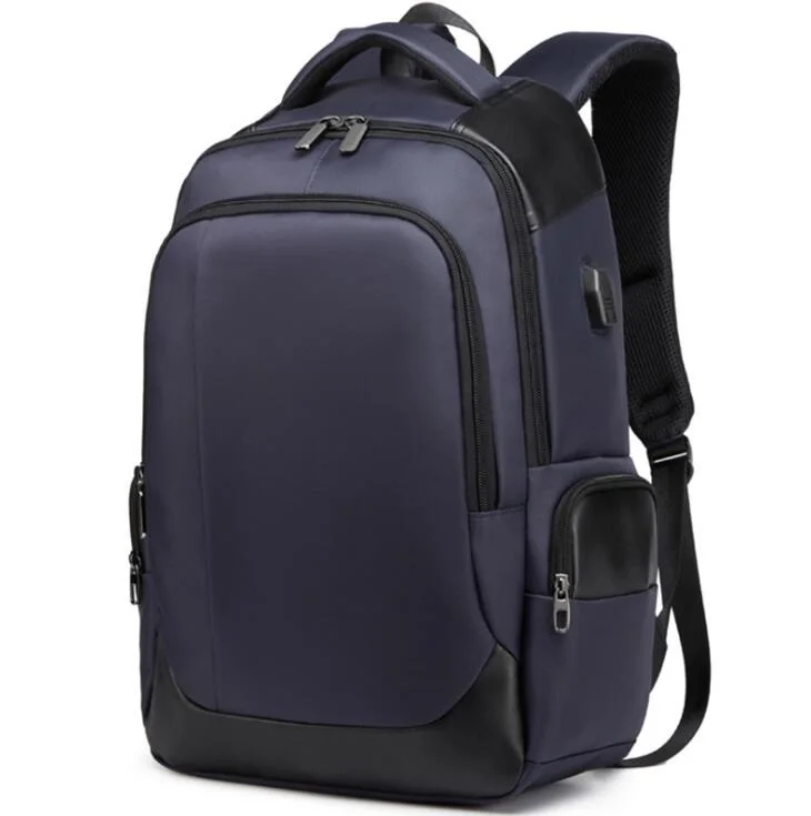 GU Factory wholesale travel custom backpack with USB charging port waterproof backpack traveling bags china supplier alibaba