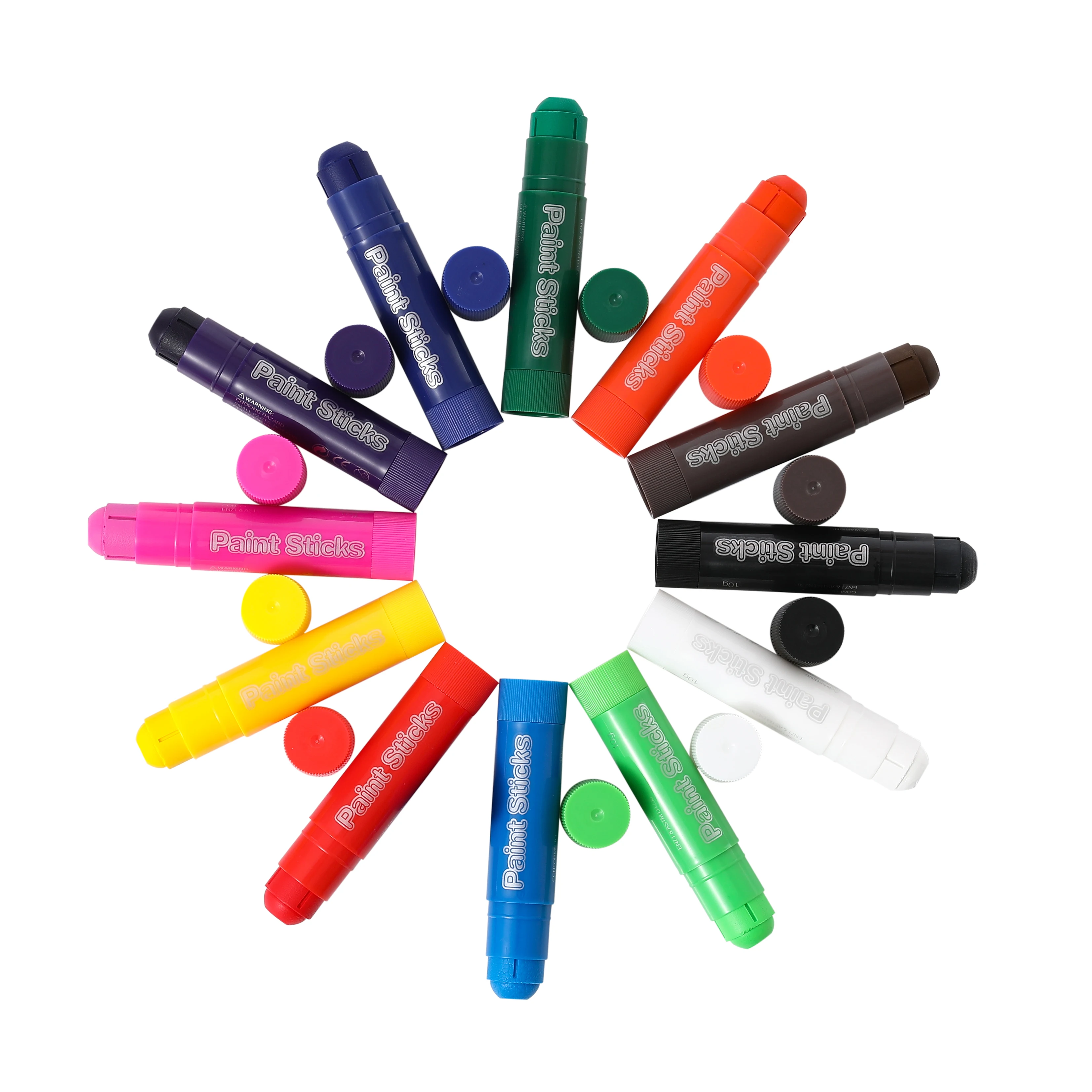 MeiduGaga12 classic color quick drying DIY for children washable solid tempera paint sticks crayon